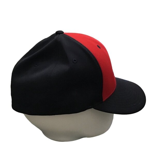 RICHARDSON EAGLES MEN RED/NAVY FLEXFIT HAT SIZE S/M - Picture 4 of 5
